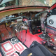 Some components, like the dash bar and the center console switch panel, were glitter powder coated to match the rear wing uprights and the valve cover. Fancy!